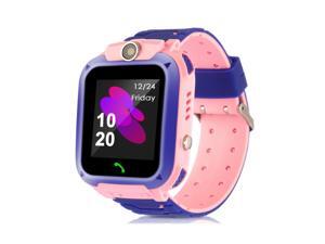 Waterproof Tracker Smart Kids Child Watch Anti-lost SOS Call For iOS Android US-PINK Waterproof Tracker Smart Kids Child Watch Anti-lost SOS Call For iOS Android US-PINK