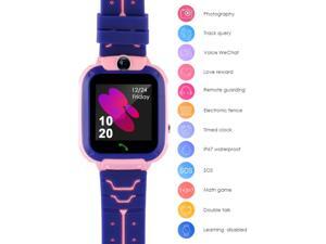 Waterproof Tracker Smart Kids Child Watch Anti-lost SOS Call For iOS Android US-BLUE Waterproof Tracker Smart Kids Child Watch Anti-lost SOS Call For iOS Android US-BLUE