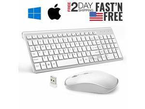 Wireless Keyboard And Mouse Combo Set For Apple iMac And PC 2.4G Full Size Slim Wireless Keyboard And Mouse Combo Set For Apple iMac And PC 2.4G Full Size Slim