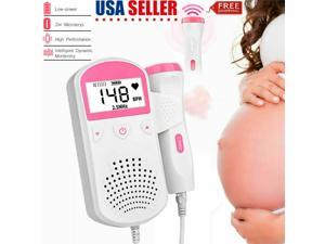 Fetal Doppler meter Baby Heart Beat Rate Monitor FHR LCD Probe Pregnancy Fetu Fetal Doppler meter Baby Heart Beat Rate Monitor FHR LCD Probe Pregnancy Fetu