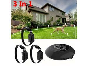 New 3 In 1 Wireless Electric Dog Pet Fence Containment System Transmitter Collar New 3 In 1 Wireless Electric Dog Pet Fence Containment System Transmitter Collar