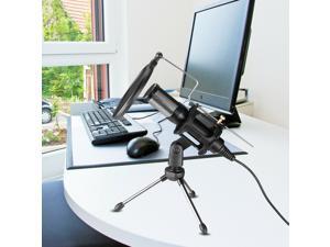 USB Condenser Microphone w/ Tripod Stand Audio Studio Recording For PC Game Chat USB Condenser Microphone w/ Tripod Stand Audio Studio Recording For PC Game Chat