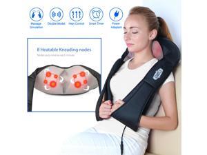 Shiatsu Neck Shoulder and Back Deep Kneading Massager with Heat and Car Adapter Shiatsu Neck Shoulder and Back Deep Kneading Massager with Heat and Car Adapter