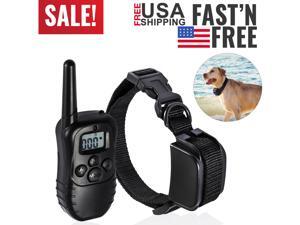 Pet Dog Training Collar Rechargeable Electric LCD 100LV Shock (One Collar) Pet Dog Training Collar Rechargeable Electric LCD 100LV Shock (One Collar)