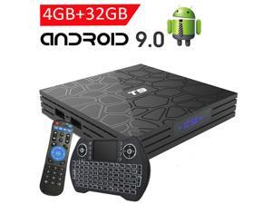 Android TV Box with 4GB RAM 32GB ROM,EASYTONE T9 Android TV Box 9.0 Quad- Core Support BT4.0/ H.265/ 3D /5G WiFi/USB 3.0/ 64bit/ UHD 4K Media Player with Backlit Wireless keyboard Android TV Box with 4GB RAM 32GB ROM,EASYTONE T9 Android TV Box 9.0 Quad- Core Support BT4.0/ H.265/ 3D /5G WiFi/USB 3.0/ 64bit/ UHD 4K Media Player with Backlit Wireless keyboard