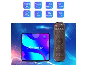 Android 11.0 TV BOX, EASYTONE Newest X88 Pro Android TV Box RK3318 Quad-Core CPU/2GB RAM + 16GB ROM/USB 3.0/Dual-band WIFI/BT 4.0/HDMI 2.0 Android Smart Box