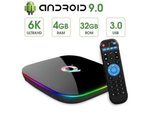 Android TV Box 9.0 with 4GB RAM 32GB ROM Quad-core H6 Media Player Support 6K Full HD Wi-Fi 2.4Ghz USB 3.0 H.265 Decoding Smart TV Box Android TV Box 9.0 with 4GB RAM 32GB ROM Quad-core H6 Media Player Support 6K Full HD Wi-Fi 2.4Ghz USB 3.0 H.265 Decoding Smart TV Box