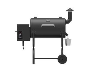 Z Grills ZPG-550B Wood Pellet Grill BBQ Smoker with Digital Control Semi-automatic Outdoor Garden