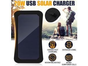 7W 5V Sunpower Solar Panels Charger Bank Backpack Solar Cells with USB Port for Camping Hiking 7W 5V Sunpower Solar Panels Charger Bank Backpack Solar Cells with USB Port for Camping Hiking