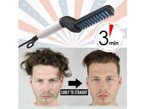Hair Curling Iron M Styler Men's All In One Ceramic Hair Styling Iron Comb Straightener Curler Set Quick Hair Styler for Men Hair Curling Iron M Styler Men's All In One Ceramic Hair Styling Iron Comb Straightener Curler Set Quick Hair Styler for Men
