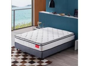 Jacia House 11.4 Inch Memory Foam Innerspring Independently Encased Coil Hybrid Mattress - Pillow Top Mattress - Bed in a Box -Queen Jacia House 11.4 Inch Memory Foam Innerspring Independently Encased Coil Hybrid Mattress - Pillow Top Mattress - Bed in a Box -Queen