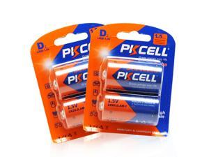 PKCELL 2Packs(4Pcs) LR20 D Size 1.5V Alkaline Battery PKCELL 2Packs(4Pcs) LR20 D Size 1.5V Alkaline Battery