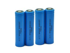 4x PKCELL 18650 2600mAh 3.7V Li-ion Rechargeable Battery Button Top