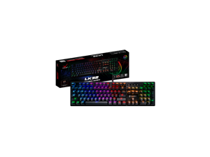 Digifast LK32 Mechanical RGB Gaming Keyboard | Optical Linear Switches 100 Million Durability | Customizable Color | Textured Surface | Water-Resistant Design