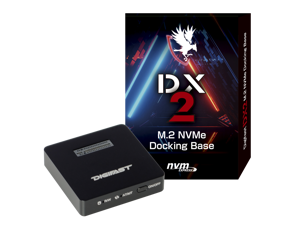 Digifast M.2 NVMe SSD Docking Base, USB3.2 GEN2 Type-C (10 Gbps), Lightweight, Portable Design - Black