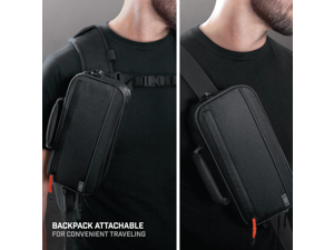 Bionik Commuter - Switch Bag - Compatible with Nintendo Switch - 18 Game Slots - Extra Joy Con Pocket - Canvas Exterior - Plush Interior - Removable Shoulder Strap - Backpack Attachable - YKK Zippers Bionik Commuter - Switch Bag - Compatible with Nintendo Switch - 18 Game Slots - Extra Joy Con Pocket - Canvas Exterior - Plush Interior - Removable Shoulder Strap - Backpack Attachable - YKK Zippers