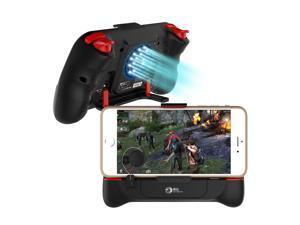 PUBG Fortnite Mobile Game Trigger, Megadream Phone Game Controller Game Grip Shoot Aim Trigger Gaming Joysticks Build in Cooling Fan and 2000mAh Power Bank for 4.5-6.5" Android iOS iPhone PUBG Fortnite Mobile Game Trigger, Megadream Phone Game Controller Game Grip Shoot Aim Trigger Gaming Joysticks Build in Cooling Fan and 2000mAh Power Bank for 4.5-6.5" Android iOS iPhone