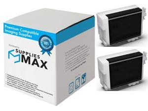 SuppliesMAX Replacement for SureColor P600 Photo Black Inkjet (2/PK-25.9 ML) (NO. 760) (T760120-D2)