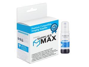 SuppliesMAX Compatible Replacement for Expression EcoTank ET-7700/ET-7750 Cyan Dye Refill Ink Bottle (5000 Page Yield) (NO. 512) (T512220-S-US)