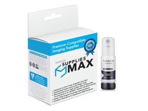 SuppliesMAX Compatible Replacement for Expression EcoTank ET-7700/ET-7750 Photo Black Dye Refill Ink Bottle (5000 Page Yield) (NO. 512) (T512120-S-US)
