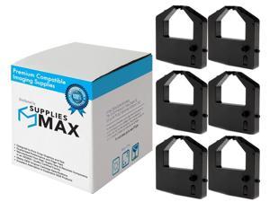 SuppliesMAX Compatible Replacement for Olivetti DM250DM250L Black Printer Ribbons 6PK 80926J
