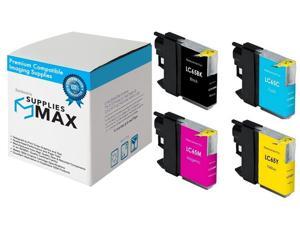 SuppliesMAX Compatible Replacement for Brother MFC-5890//5895//6490//6890C Inkjet Combo Pack BK//C//M//Y LC-1100VALB