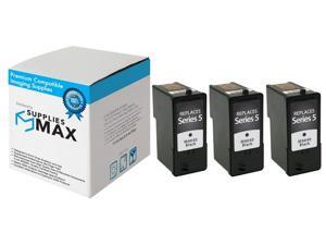 SuppliesMAX Replacement for Dell A922/924/942/944/946/962/964 Black Inkjet (3/PK) (Series 5) (310-6970_3PK) SuppliesMAX Replacement for Dell A922/924/942/944/946/962/964 Black Inkjet (3/PK) (Series 5) (310-6970_3PK)