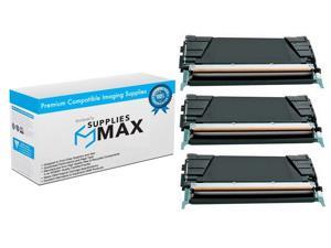 SuppliesMAX Compatible Replacement for Lexmark CX-310//410//510 GSA Black Toner Cartridge 80C00KG/_3PK NO. 801K 3//PK-2500 Page Yield