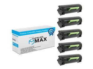 SuppliesMAX Compatible Replacement for Lexmark MS-310/MS-312/MS-410/MS-415/MS-510/MS-610 Series Compliant Toner Cartridge (5/PK-5000 Page Yield) (NO. 500HA) (50F1H0E_5PK) SuppliesMAX Compatible Replacement for Lexmark MS-310/MS-312/MS-410/MS-415/MS-510/MS-610 Series Compliant Toner Cartridge (5/PK-5000 Page Yield) (NO. 500HA) (50F1H0E_5PK)