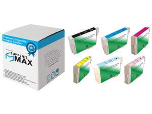 SuppliesMAX Compatible Replacement for Brother MFC-5890//5895//6490//6890C Inkjet Combo Pack BK//C//M//Y LC-1100VALB