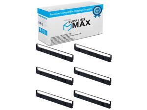 SuppliesMAX Compatible Replacement for LQ-1000/1010/1050/1070/1170 Black Printer Ribbons (6/PK) (7770-US) SuppliesMAX Compatible Replacement for LQ-1000/1010/1050/1070/1170 Black Printer Ribbons (6/PK) (7770-US)