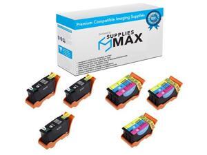 SuppliesMAX Compatible Replacement for Dell V515W Inkjet Combo Pack 5-Black//5-Color 330-5255/_5PK//330-5256/_5PKMP Series 23