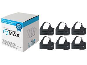 SuppliesMAX Compatible Replacement for NCR SPCM/SDM-6600 Black Printer Ribbons (6/PK) (484-0098230)