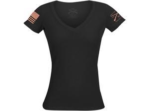 Women's Basic V-Neck T-Shirt - Black