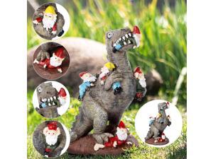 Garden Gnome Statues Outdoor Decor Dinosaur Eng Gnomes Garden Art Decoron Garden Gnome Statues Outdoor Decor Dinosaur Eng Gnomes Garden Art Decoron