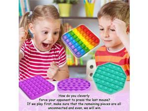 Popit Fidget Toy Push Bubble Sensory Stress Relief Kids Family Games Square Game