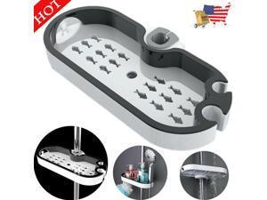 Bathroom Pole Caddy Shelf Shower Tray Holder Storage Rack Bath Shampoo Organizer Bathroom Pole Caddy Shelf Shower Tray Holder Storage Rack Bath Shampoo Organizer