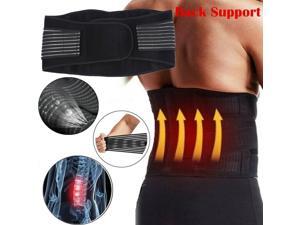 Back Support Brace Belt Lumbar Lower Back Waist Pain Relief Strap Spine 3 Sizes Back Support Brace Belt Lumbar Lower Back Waist Pain Relief Strap Spine 3 Sizes