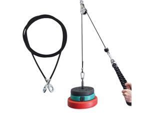 Fitness DIY Pulley Cable Machine System Biceps Triceps Hand Strength Style1 Fitness DIY Pulley Cable Machine System Biceps Triceps Hand Strength Style1