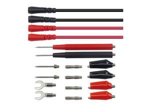 P1500 Test Lead Cable Wire Probe Kit for Multimeter Alligator Clip Needles P1500 Test Lead Cable Wire Probe Kit for Multimeter Alligator Clip Needles