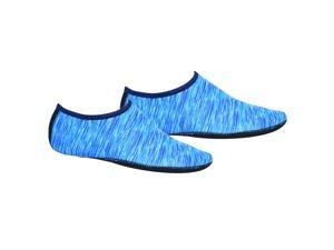 Soft Water Shoes Stretchy Aqua Socks Yoga Swim Shoe Dive Sock Blue L Soft Water Shoes Stretchy Aqua Socks Yoga Swim Shoe Dive Sock Blue L