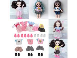 17 Set 16cm 1/12 Girl Doll Mini Clothes Shoes BJD OB11 Casual DIY Clothing 17 Set 16cm 1/12 Girl Doll Mini Clothes Shoes BJD OB11 Casual DIY Clothing
