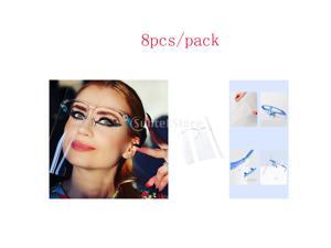 8pcs Full Face Shield Protective Clear Goggles Glasses Frame Visor Hats 8pcs Full Face Shield Protective Clear Goggles Glasses Frame Visor Hats