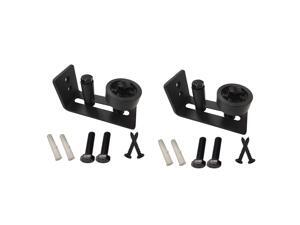 2pcs Adjustable Steel Barn Door Sliding Guide with Screws Hardware Accs 2pcs Adjustable Steel Barn Door Sliding Guide with Screws Hardware Accs