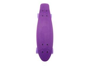 22\" Skateboard Longboard Cruiser Skate Deck for Kids Outdoor Trick Purple 22\" Skateboard Longboard Cruiser Skate Deck for Kids Outdoor Trick Purple