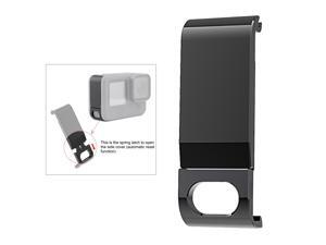 Battery Lid Door Cover with Charging Port for GoPro Hero9 Camera Black