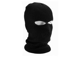 2/3-Hole Knitted Full Face Cover Ski Mask Winter Beanie Hat black 2 hole 2/3-Hole Knitted Full Face Cover Ski Mask Winter Beanie Hat black 2 hole