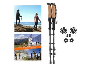 16pcs Rubber Walk Stick Cane Protector Cap Tip Trekking Pole Nordic Hike Climb