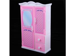 Fashion Wardrobe Closet Model Toy For Dolls House Room Furniture Ornament Fashion Wardrobe Closet Model Toy For Dolls House Room Furniture Ornament