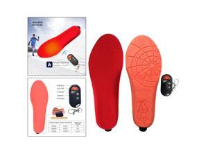 Electric Heated Insoles USB Shoes Feet Heater Warming Feet Pads Red_35-40